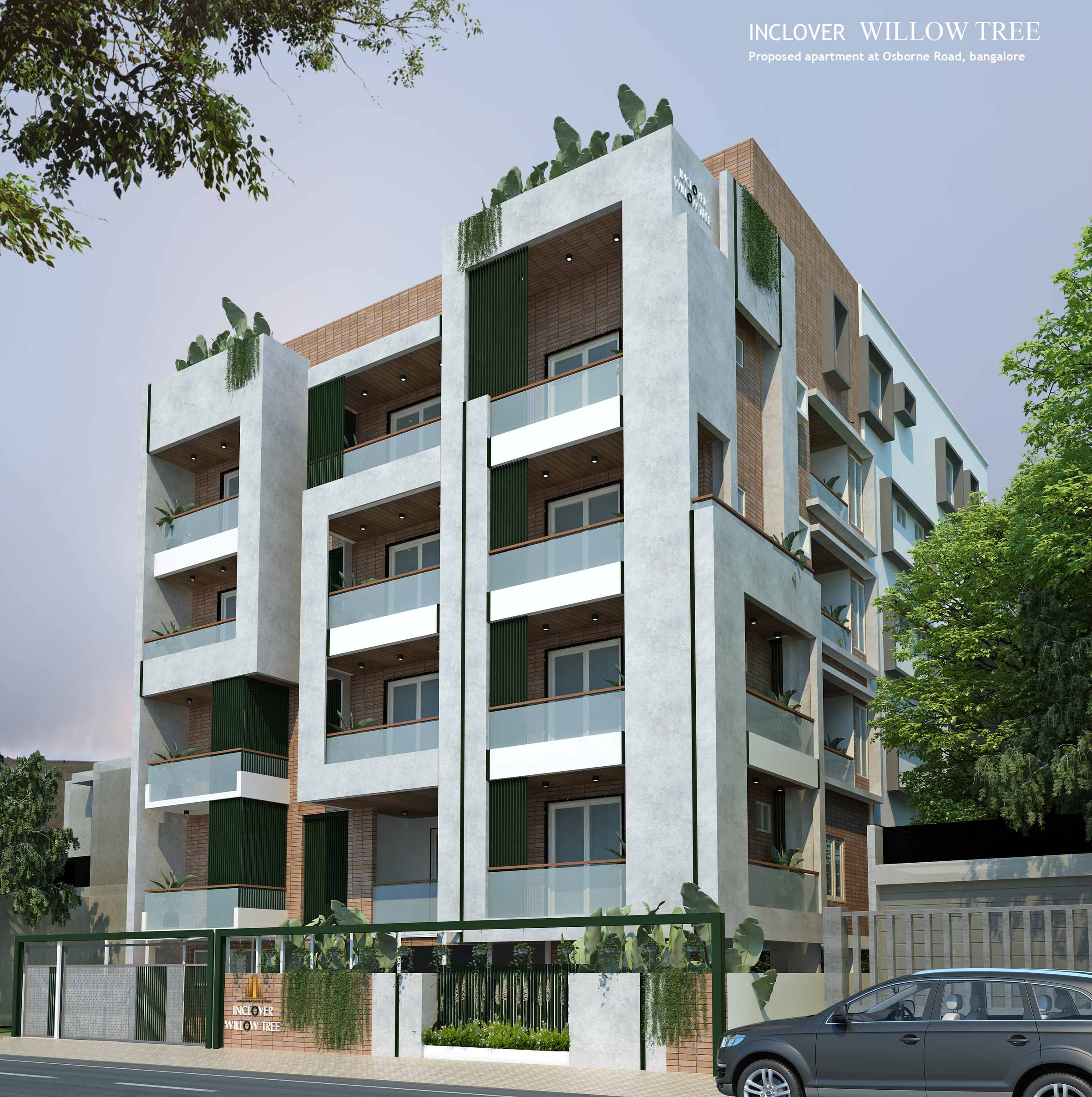 Inclover Willow Tree Louver Architecture