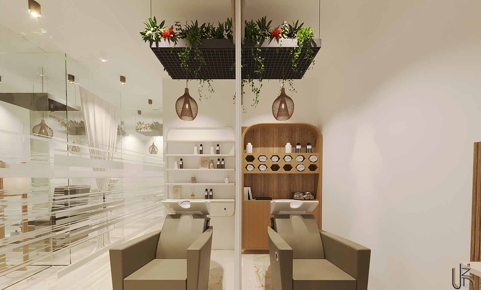 Studio 19 Salon Retail Display